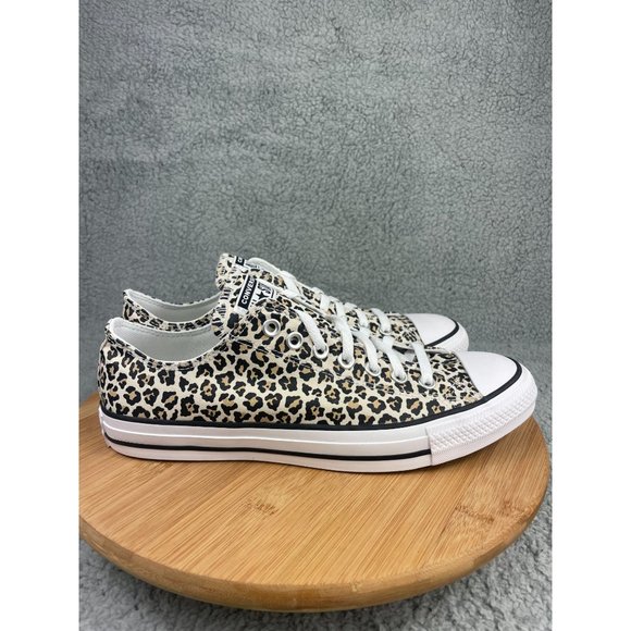 Converse Shoes - Converse All Star Ctas OX Womens Size 11 Shoes Brown Print Animal 166260F